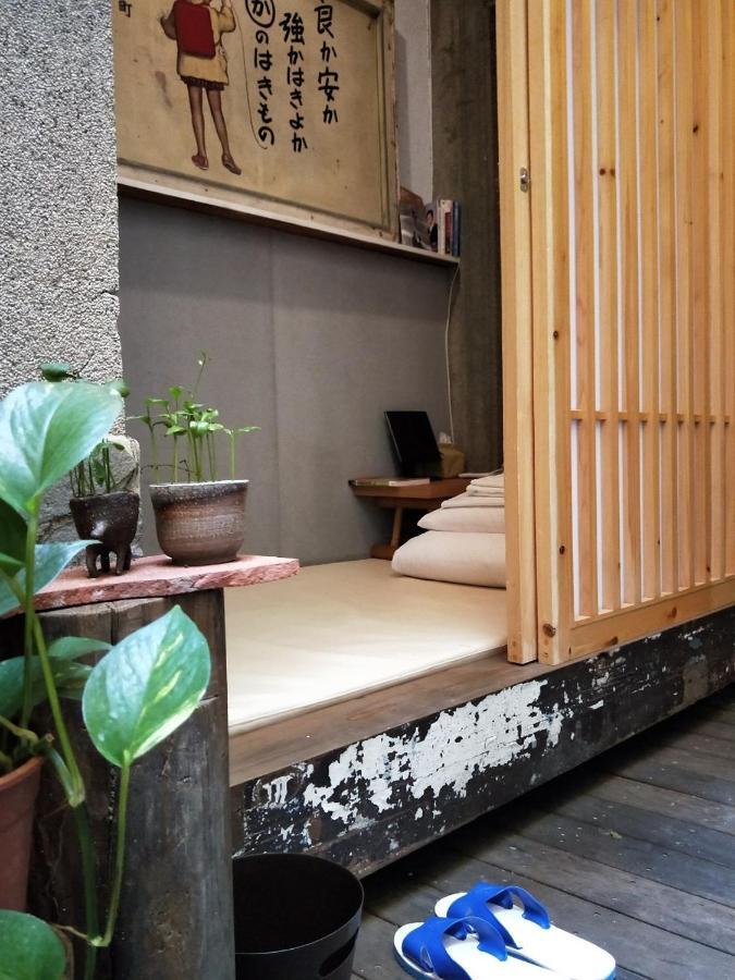 和寂百年天井老房子包棟民宿wabisabi Japanese Entire Home Tainan Bagian luar foto